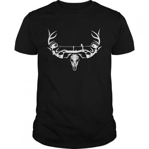 Archery Bowhunting Deer Skull Tshirt ZK01