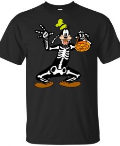 Goofy Skeleton Halloween T-Shirt ZK01