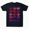 Mixed Media Hearts T-Shirt ZK01