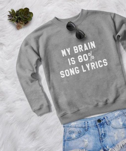 My Brain is 80% Sweatshirt LP01