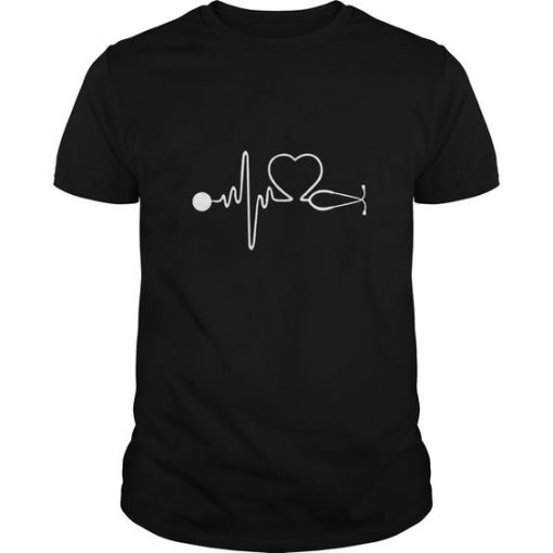 Stethoscope Heartbeat T Shirt ZK01