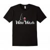Wine Witch Halloween T-Shirt ZK01
