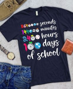 100 days of School T-Shirt SR01