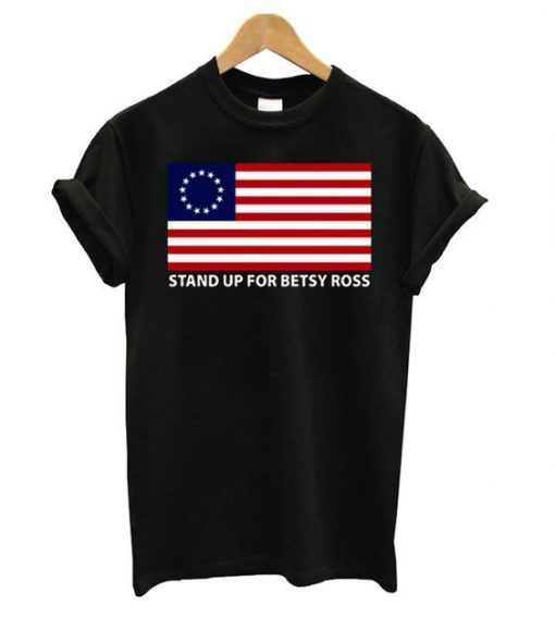 Betsy Ross Black T shirt SR01