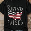 Born And Raised American T-Shirt SR01