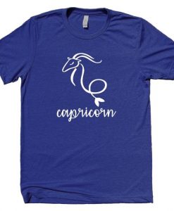 Capricorn Sign Goat T-Shirt EL01