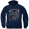 Chevrolet Camo Flag Pullover Hoodie FD01