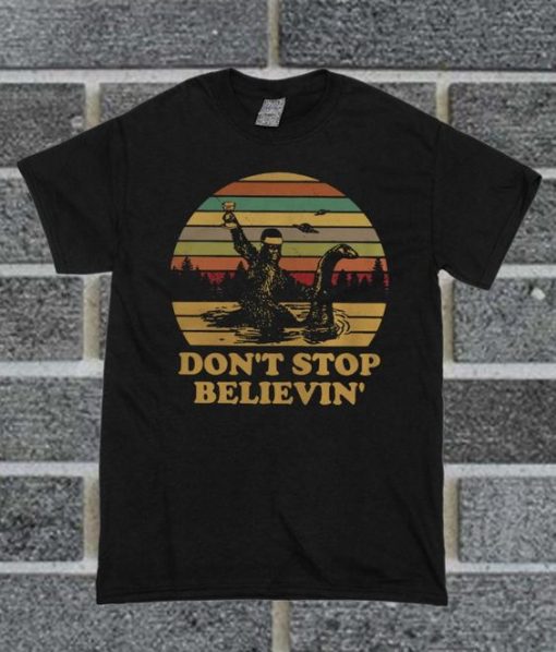 Don’t Stop Believing Vintage T Shirt SR01