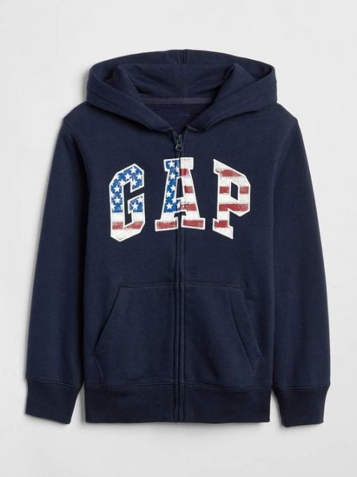 Gap Kids Americana Logo Hoodie AV01