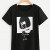 Girl Print Tee T Shirt SR01
