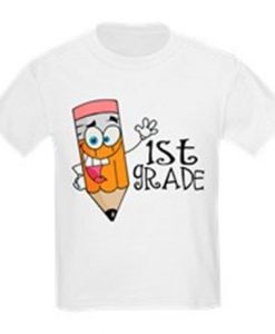 Happy Pencil 1st Grade T-Shirt SR01
