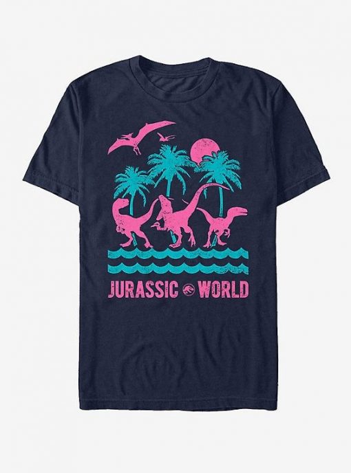 Jurassic World Tropical Dinosaurs T-Shirt EL01