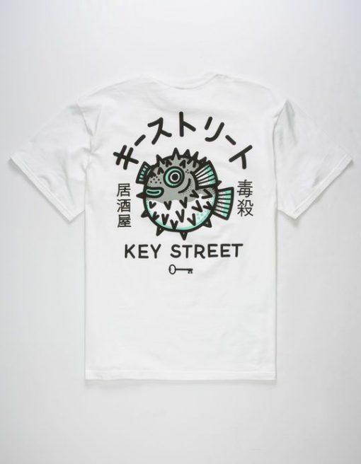 KEY STREET Fugu Mens T-Shirt KH01