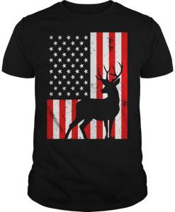 Patriotic Deer Hunting T-Shirt FR01