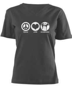 Peace Love Kickboxing T-shirt ZK01