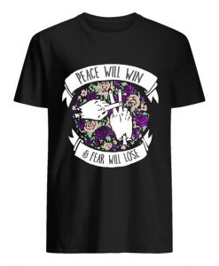 Peace Will Win T-shirt ZK01
