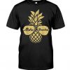 Pineapple Sunglasses Gold T-Shirt SR01