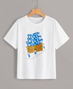 Pivot Letter Print T Shirt SR01