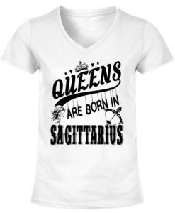 Queens Are Born In Sagittarius T-Shirt EL01