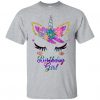 Rainbow Unicorn Birthday T-Shirt EL01