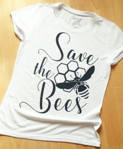 Save The Bees Design Perfect T-shirt ZK01