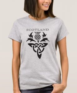Scotland Celtic Thistle T-Shirt ZK01