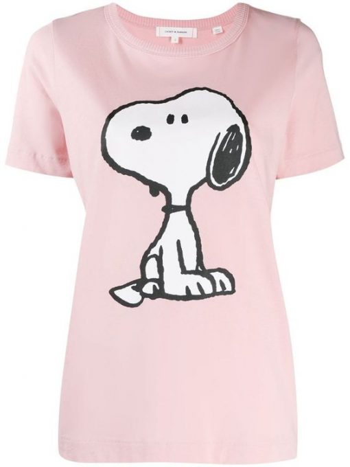 Snoopy print T-shirt FD01