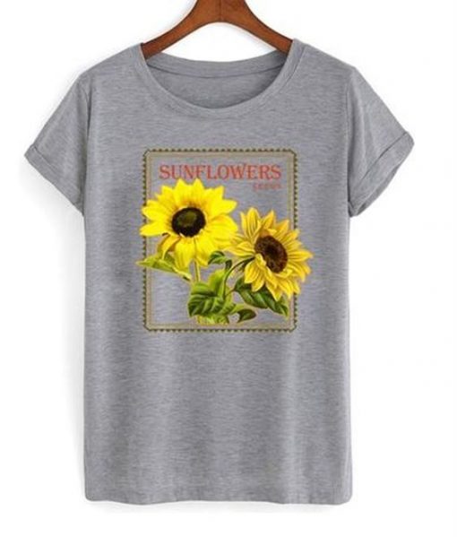 Sun flowers seeds t-shirt FD01