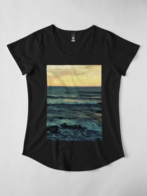 Sunset In Alamillo Beach T-Shirt AD01