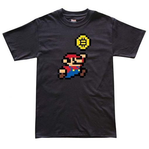 Super Mario Bitcoin T-shirt AV01