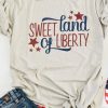 Sweet Land Of Liberty T-shirt ZK01