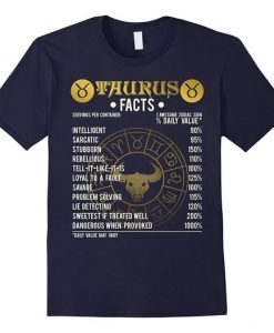 Taurus Facts T-Shirt EL01