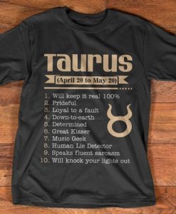 Taurus Horoscope T-Shirt EL01