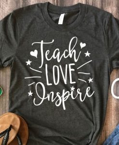 Teach Life Graphic T-Shirt ZK01