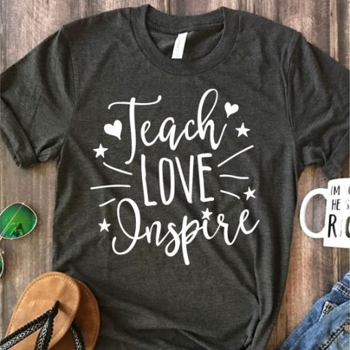 Teach Life Graphic T-Shirt ZK01