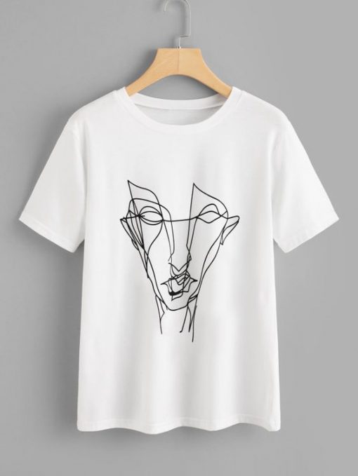 Abstract Graffiti T-shirt FD01