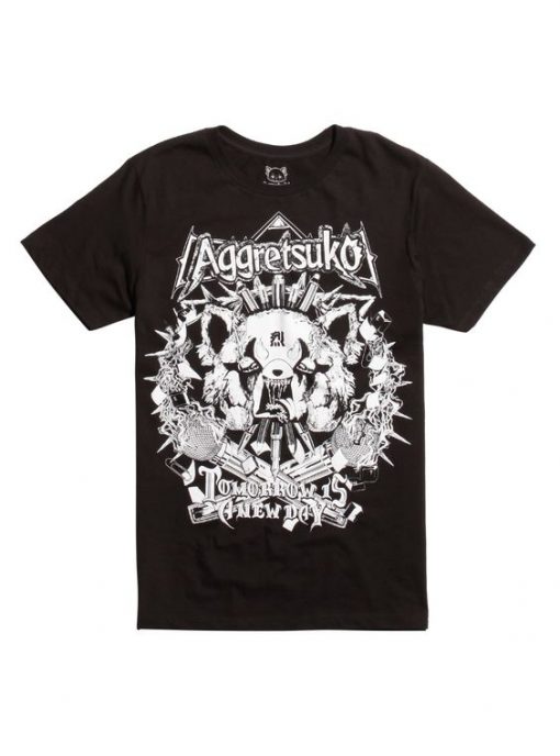 Aggretsuko Tomorrow Is A New Day T-Shirt AD01