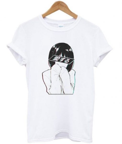 Aisuru Japanese Girl Graphic T-shirt FD01