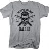 Barber Skull T-Shirt ZK01