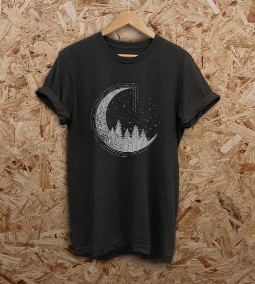 Fathers day gift Vintage moon T-shirt AV01
