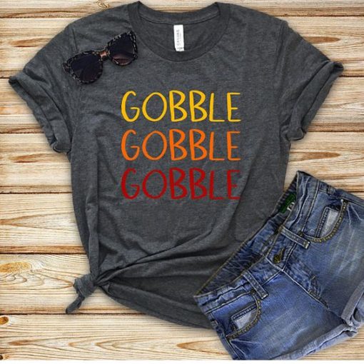 Gobble Gobble Gobble Ombre T-Shirt AV01