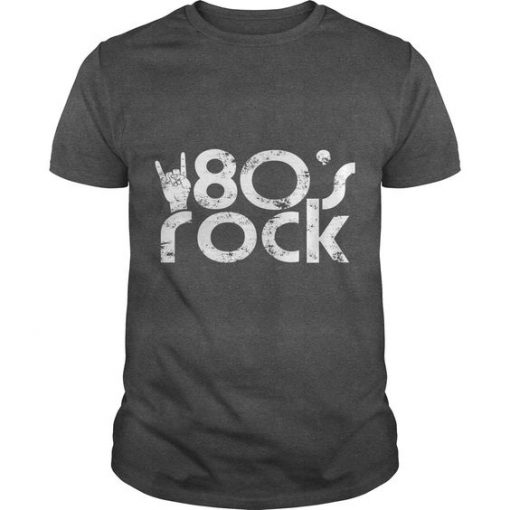 Kids 80s Rock Shirt T Shirt KH01