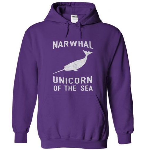 Narwhals Unicorm of the sea Hoodie KH01