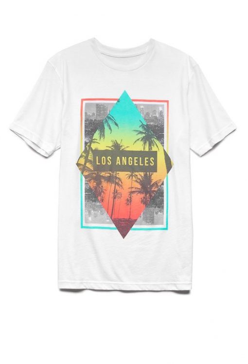 Neon Los Angeles T-shirt ZK01