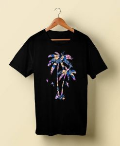 Palm Tree Print T-Shirt AV01