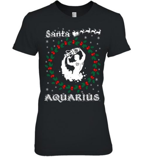 Santa Aquarius T Shirt SR01