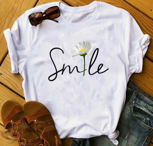 Smile Flower T-shirt ZK01