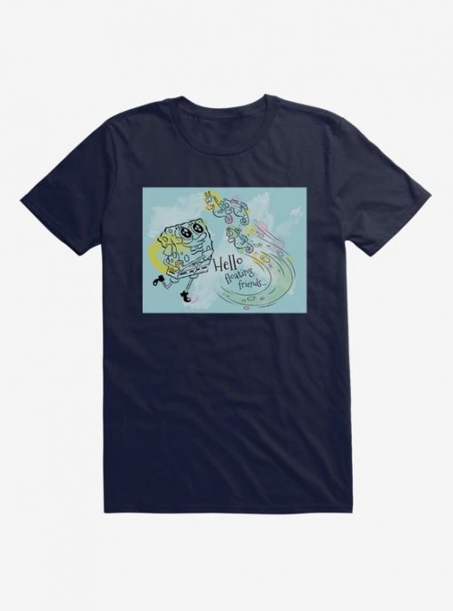 SpongeBob SquarePants Hello Floating Friends T-Shirt AD01