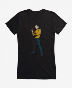 Star Trek Kirk Phaser Girls T-Shirt EC01