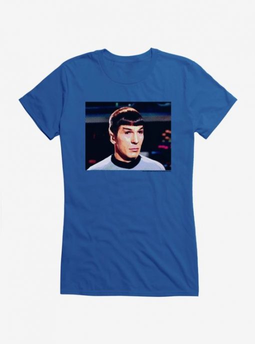 Star Trek Spock Close Up Girls T-Shirt EC01